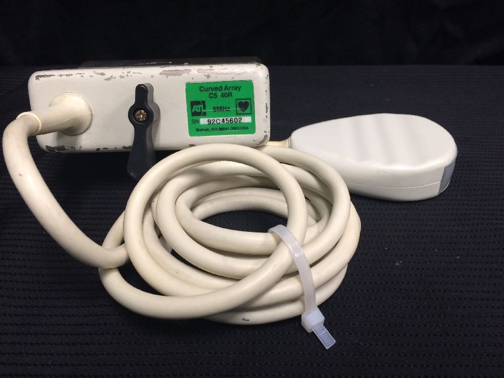 ATL C5 40R CURVED ARRAY TRANSDUCER PROBE DIAGNOSTIC ULTRASOUND MACHINES FOR SALE