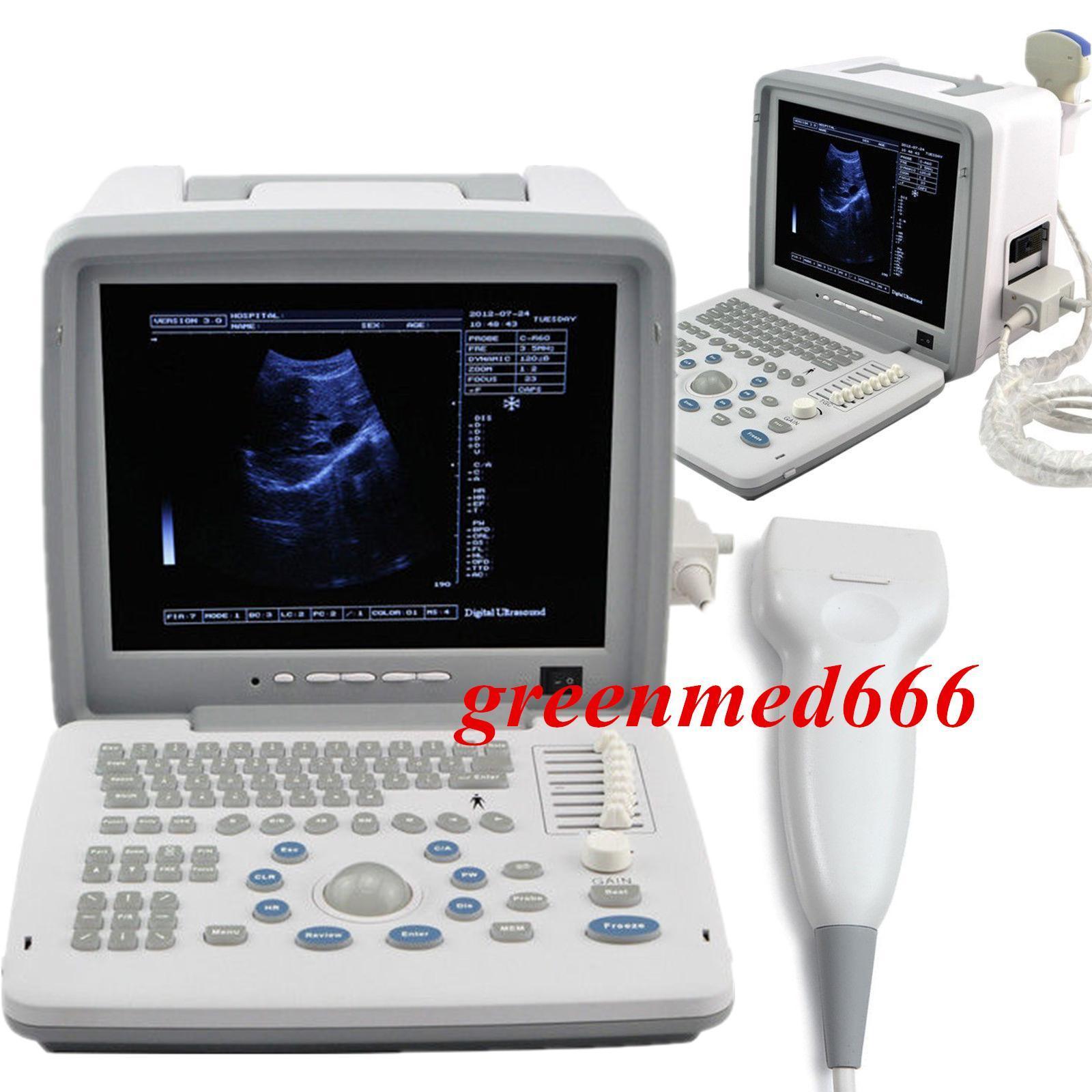 CE Veterinary Animals Ultrasound Scanner/Machine System + Linear Probe Livestock DIAGNOSTIC ULTRASOUND MACHINES FOR SALE