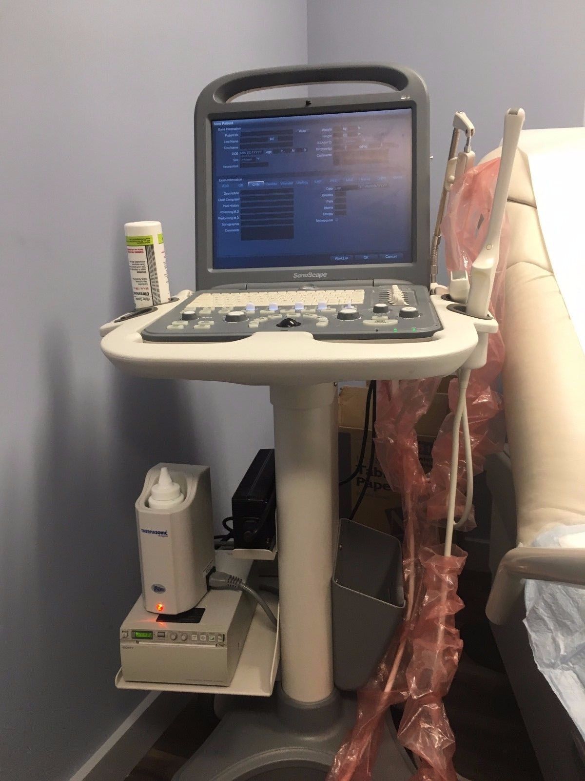 SonoScape S2 2013 Portable Ultrasound System Machine Used 1st owner 2 Probes DIAGNOSTIC ULTRASOUND MACHINES FOR SALE