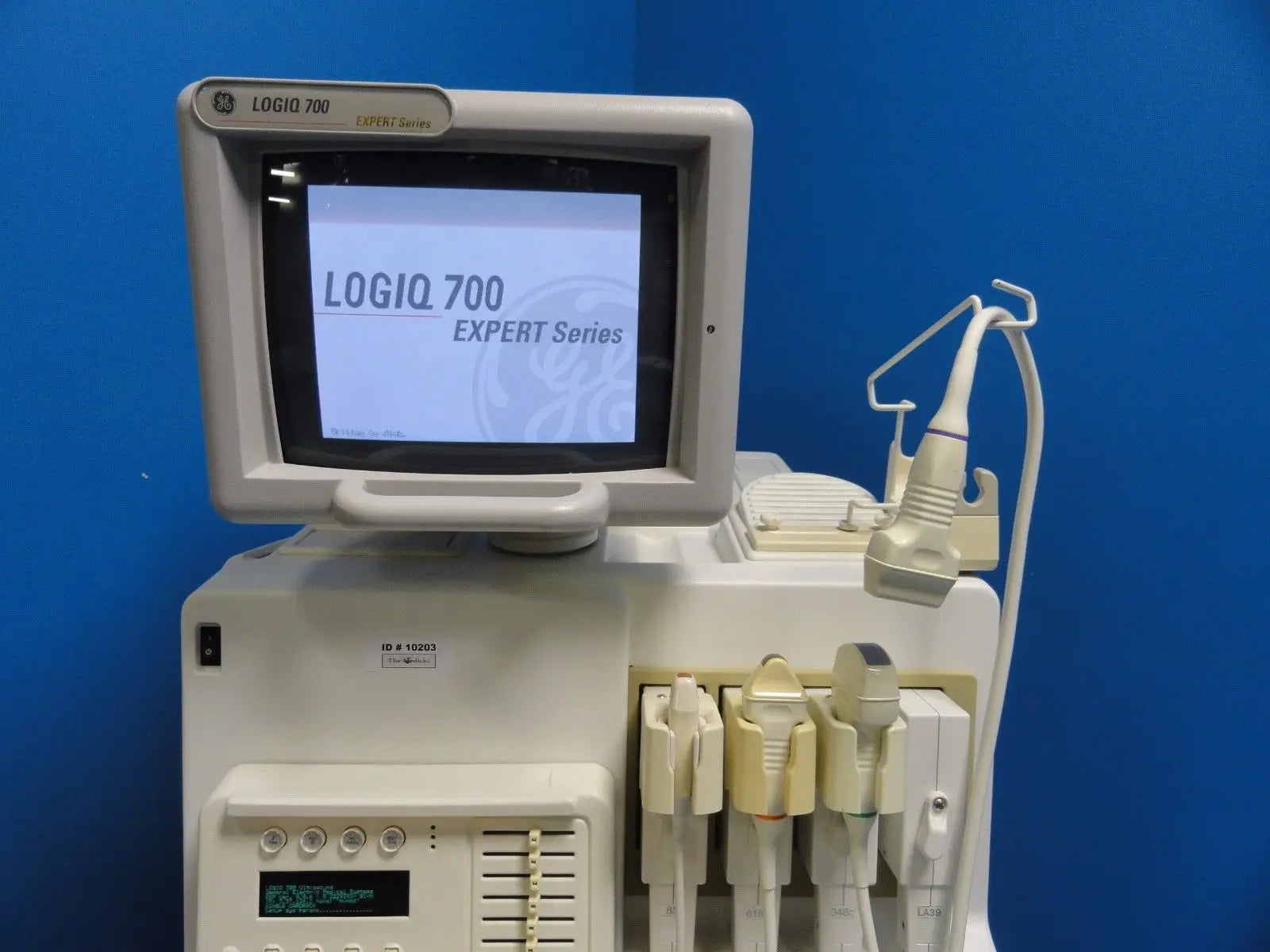 GE LOGIQ 700 Expert ULTRASOUND W/ 618c 348c LA39 & S8 Probes Manual & Disks10203 DIAGNOSTIC ULTRASOUND MACHINES FOR SALE