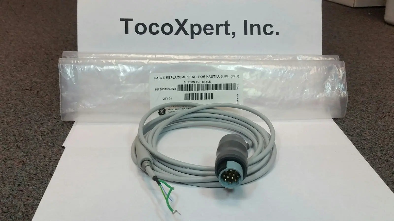 Corometrics Nautilus Ultrasound  5700LAX/HAX Transducer Cable Assy -YR Warranty DIAGNOSTIC ULTRASOUND MACHINES FOR SALE