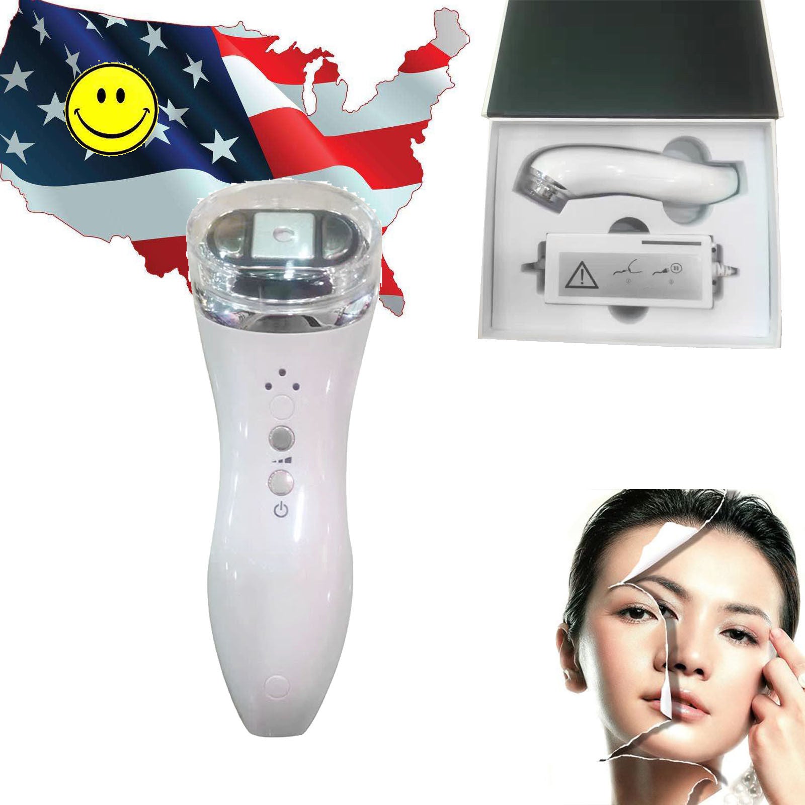 USA USPS High Intensity Focused Ultrasound Ultrasonic HIFU/RF LED Facial Machine 190891534262 DIAGNOSTIC ULTRASOUND MACHINES FOR SALE