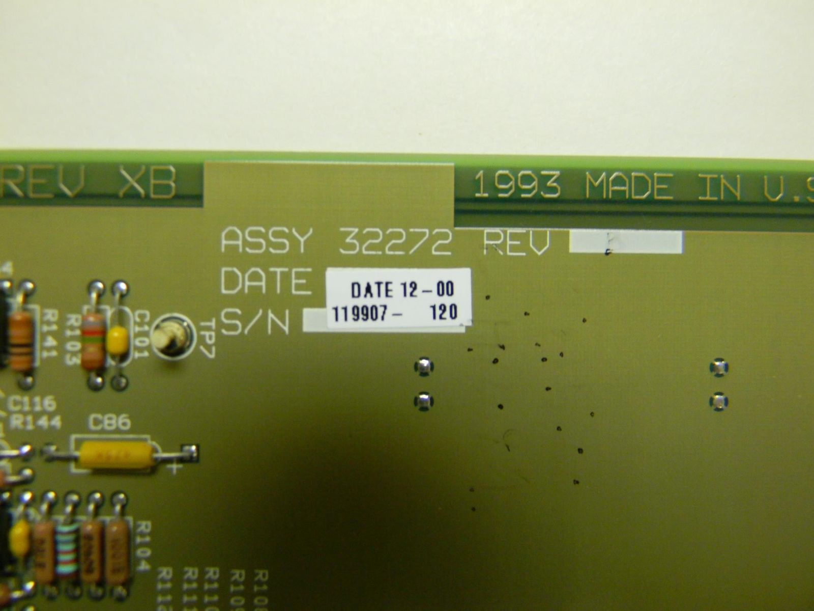 Acuson Sequoia C256 Ultrasound ASSY 32272 BOARD DIAGNOSTIC ULTRASOUND MACHINES FOR SALE