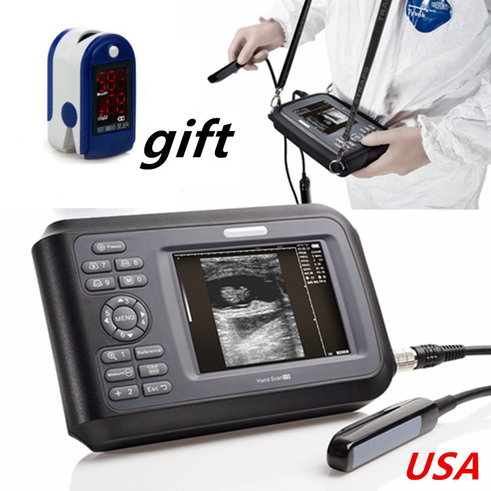 Veterinary Digital Handheld Ultrasound Scanner Machine+Rectal Probe Aminal IN CA DIAGNOSTIC ULTRASOUND MACHINES FOR SALE