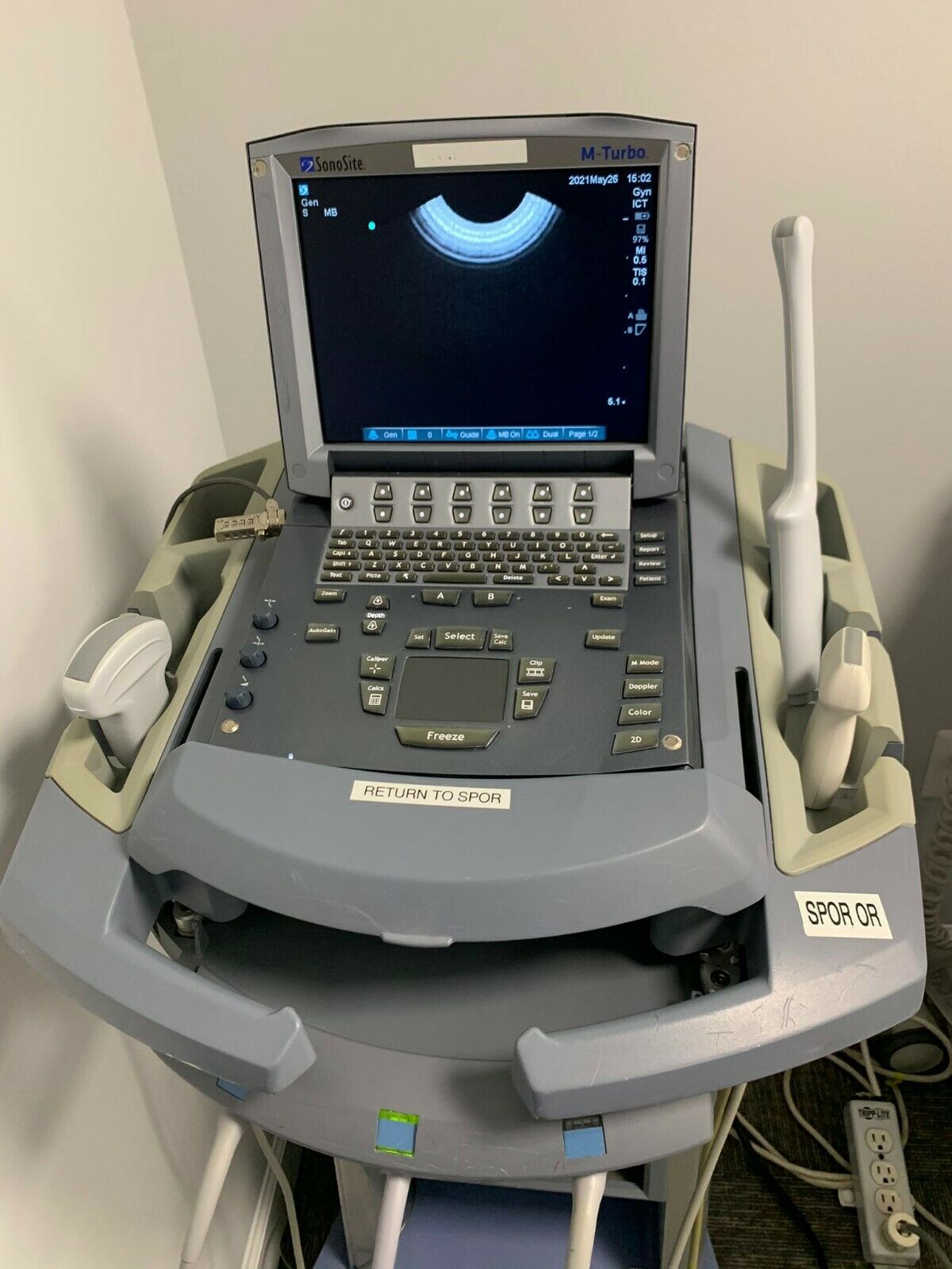 Sonosite M-Turbo Ultrasound System w/ 3 Probes DIAGNOSTIC ULTRASOUND MACHINES FOR SALE