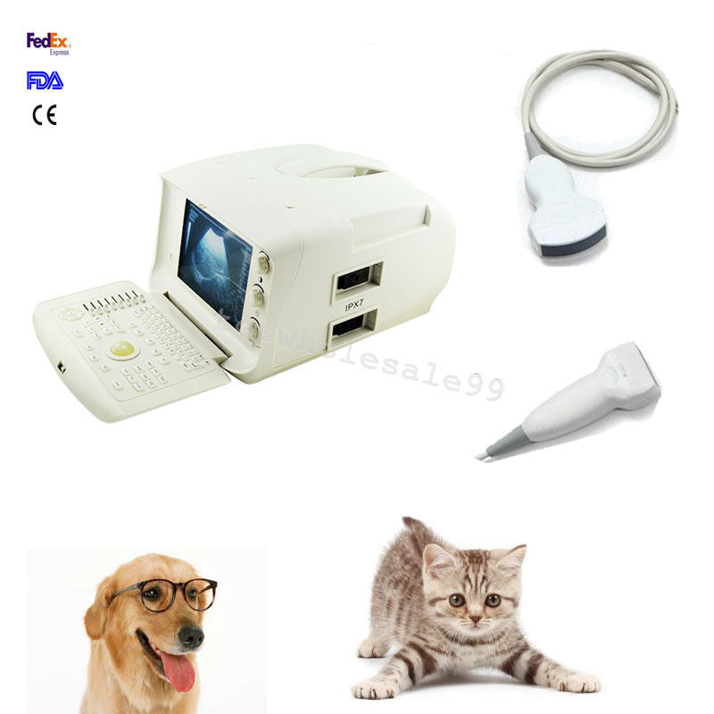 VET Ultrasound Scanner 10.1'' LCD Digital +Convex,Linear Probe +3D For pet Clinc 190891925947 DIAGNOSTIC ULTRASOUND MACHINES FOR SALE