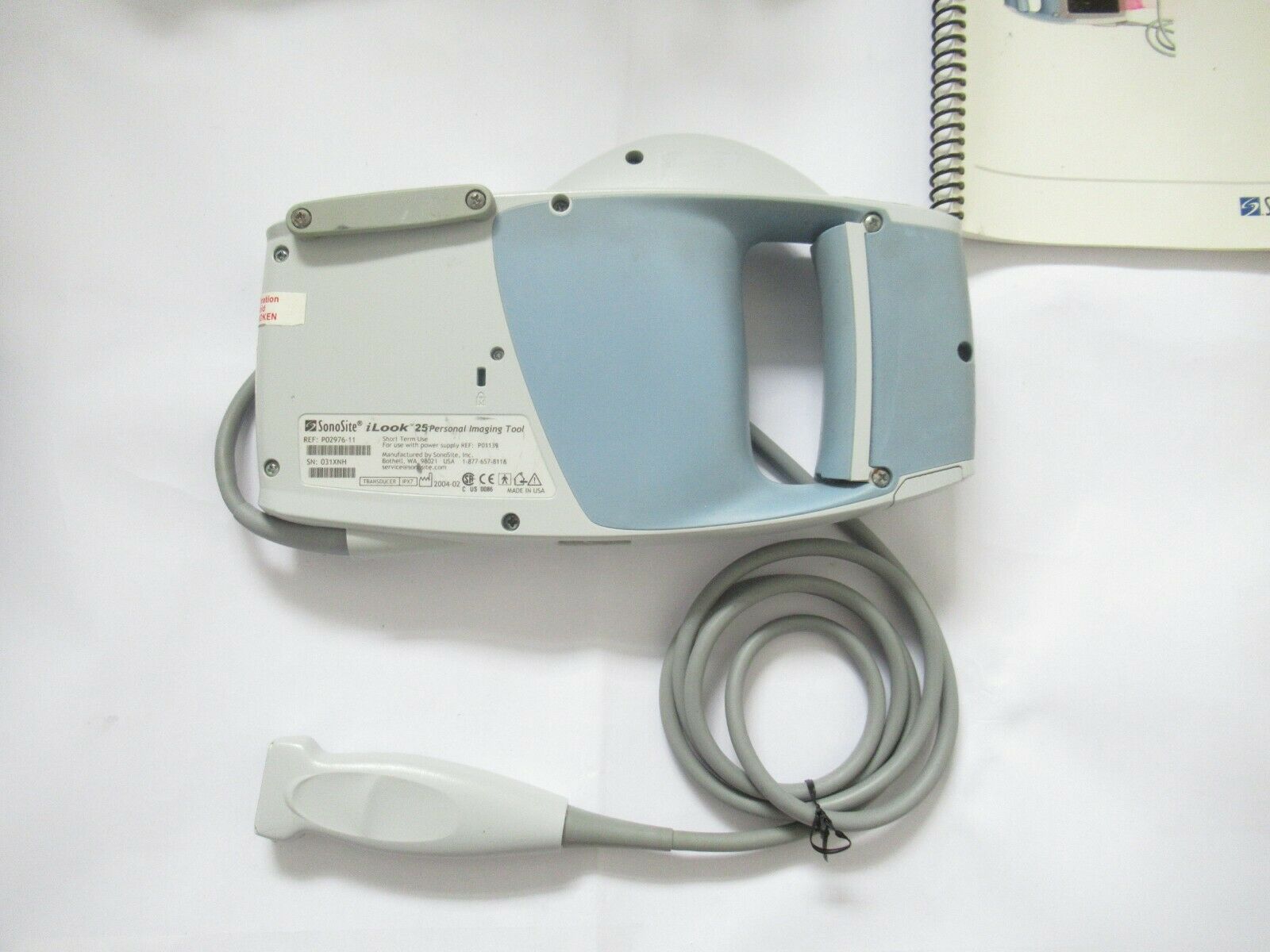 SONOSITE iLOOK 25 PORTABLE ULTRASOUND IMAGING DOPPLER SCANNER L25 VASCULAR PROBE DIAGNOSTIC ULTRASOUND MACHINES FOR SALE