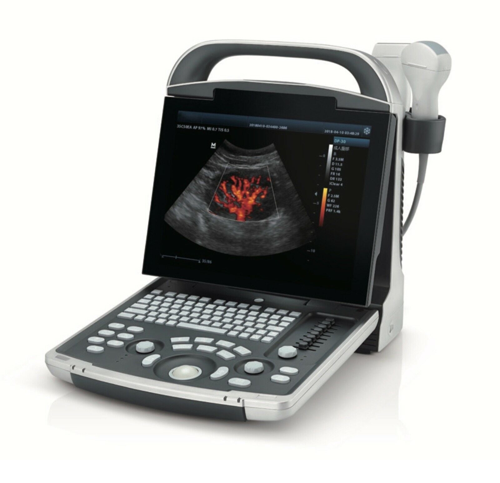 Most Affordable Vet Color Doppler Ultrasound W/ Three Probes, LED,THI, PW DIAGNOSTIC ULTRASOUND MACHINES FOR SALE