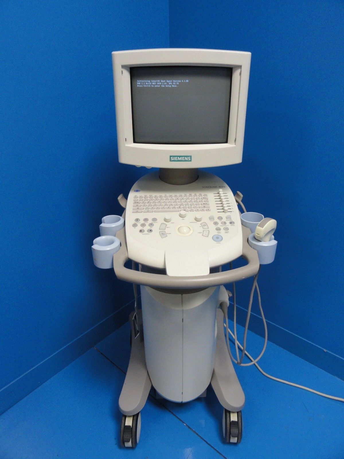 2005 Siemens Sonoline G20 Ultrasound W/ C5-2 Convex Transducer & Printer (6937) DIAGNOSTIC ULTRASOUND MACHINES FOR SALE