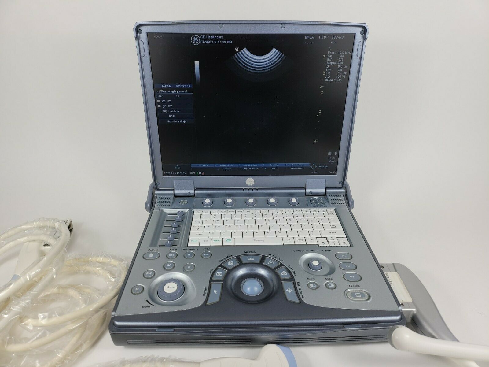 GE Logiq E Portable Ultrasound Machine System With 3 Probes DIAGNOSTIC ULTRASOUND MACHINES FOR SALE