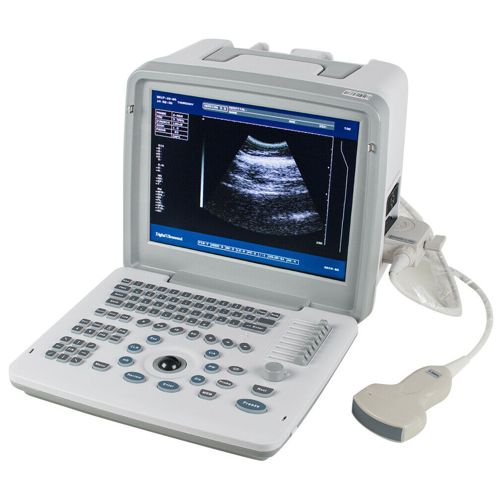 Full Digital Ultrasound Scanner Machine Cardiac Convex Linear Probe +3D Software DIAGNOSTIC ULTRASOUND MACHINES FOR SALE