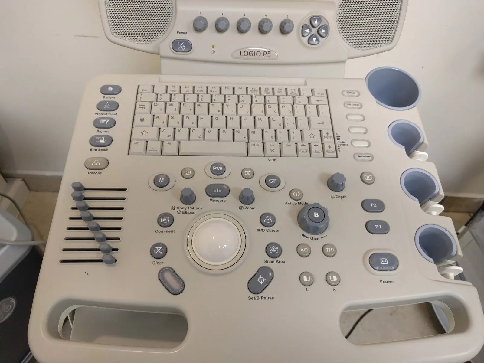 Refurbished GE Logiq P5 Shared Service Ultrasound DIAGNOSTIC ULTRASOUND MACHINES FOR SALE