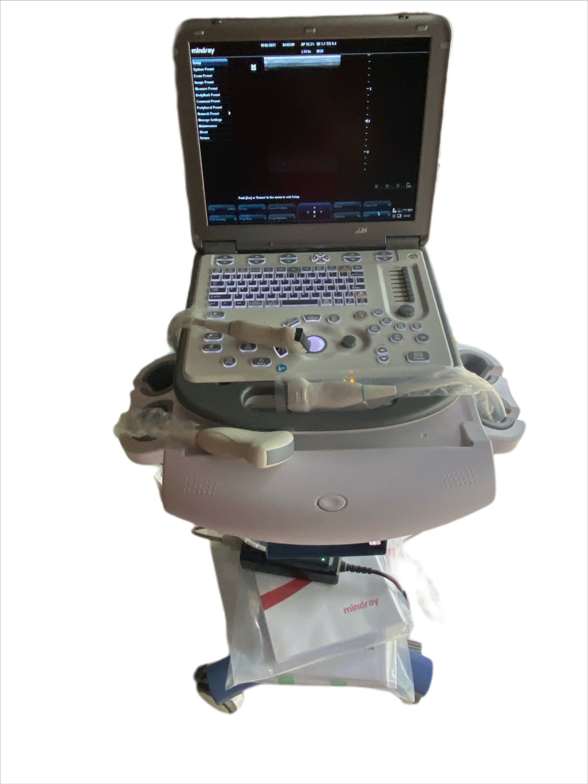 Mindray M6 Color doppler Ultrasound with 3 probes  2018 with cart DIAGNOSTIC ULTRASOUND MACHINES FOR SALE