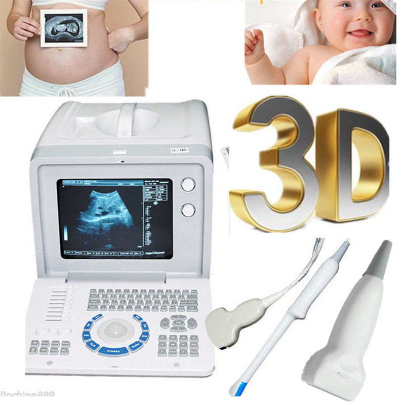 Portable LCD 10‘’Ultrasound Scanner Convex+Linear+Transvaginal Probes 3D Version 190891937803 DIAGNOSTIC ULTRASOUND MACHINES FOR SALE