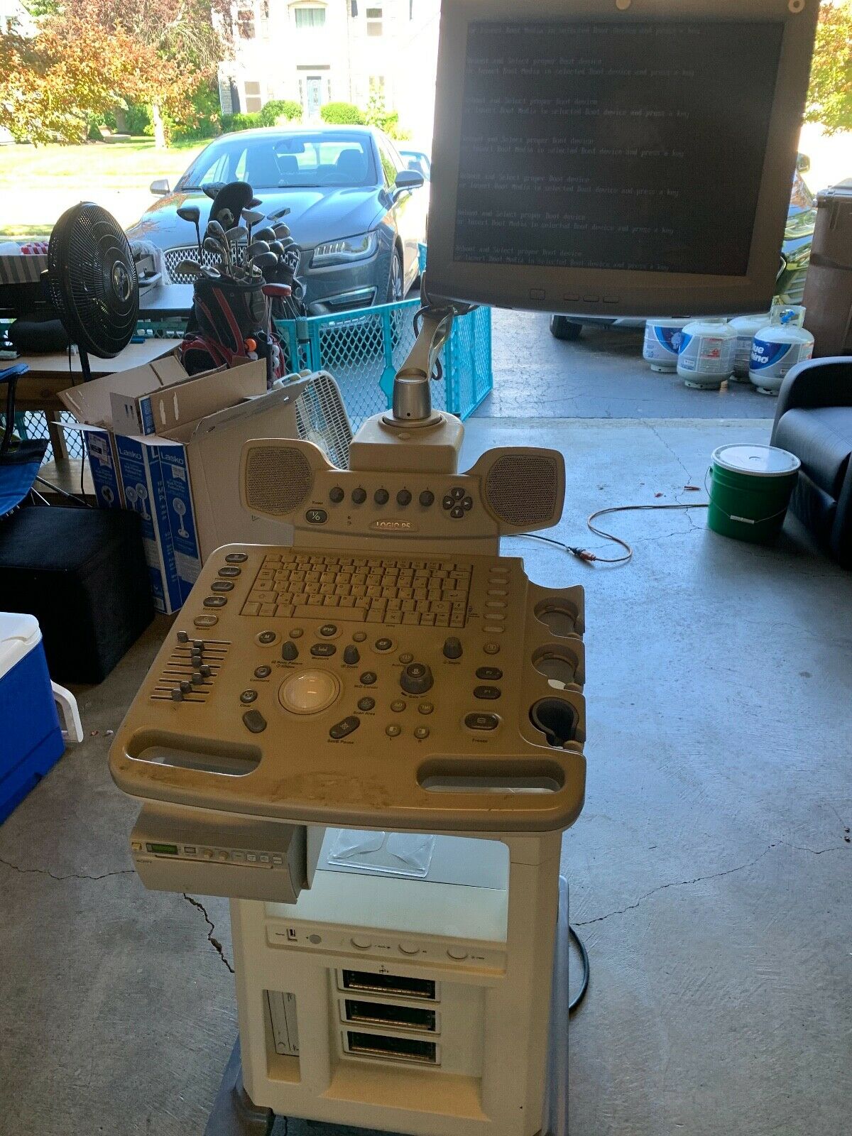 GE Logiq P5  BT11 Articulating Arm Kit USED DIAGNOSTIC ULTRASOUND MACHINES FOR SALE