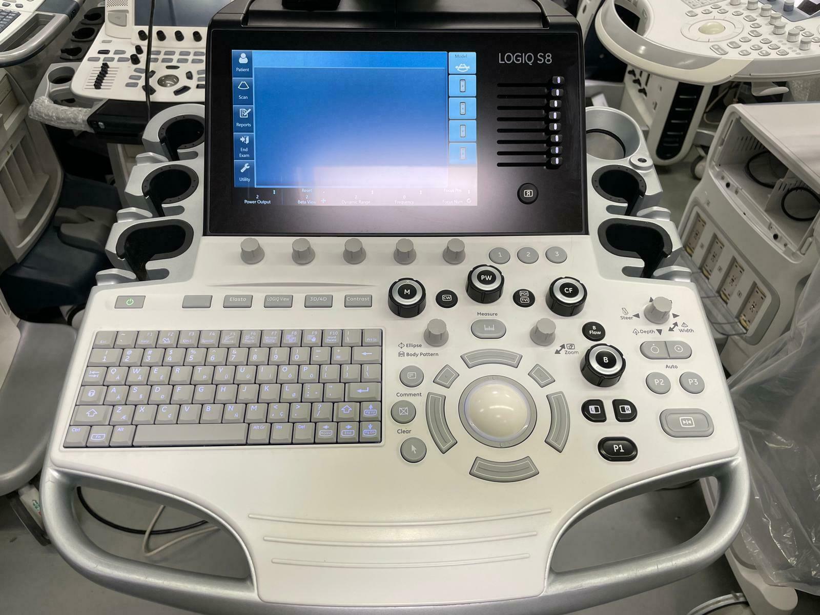 GE Logiq S8 XD Clear R4.5 Ultrasound System DIAGNOSTIC ULTRASOUND MACHINES FOR SALE