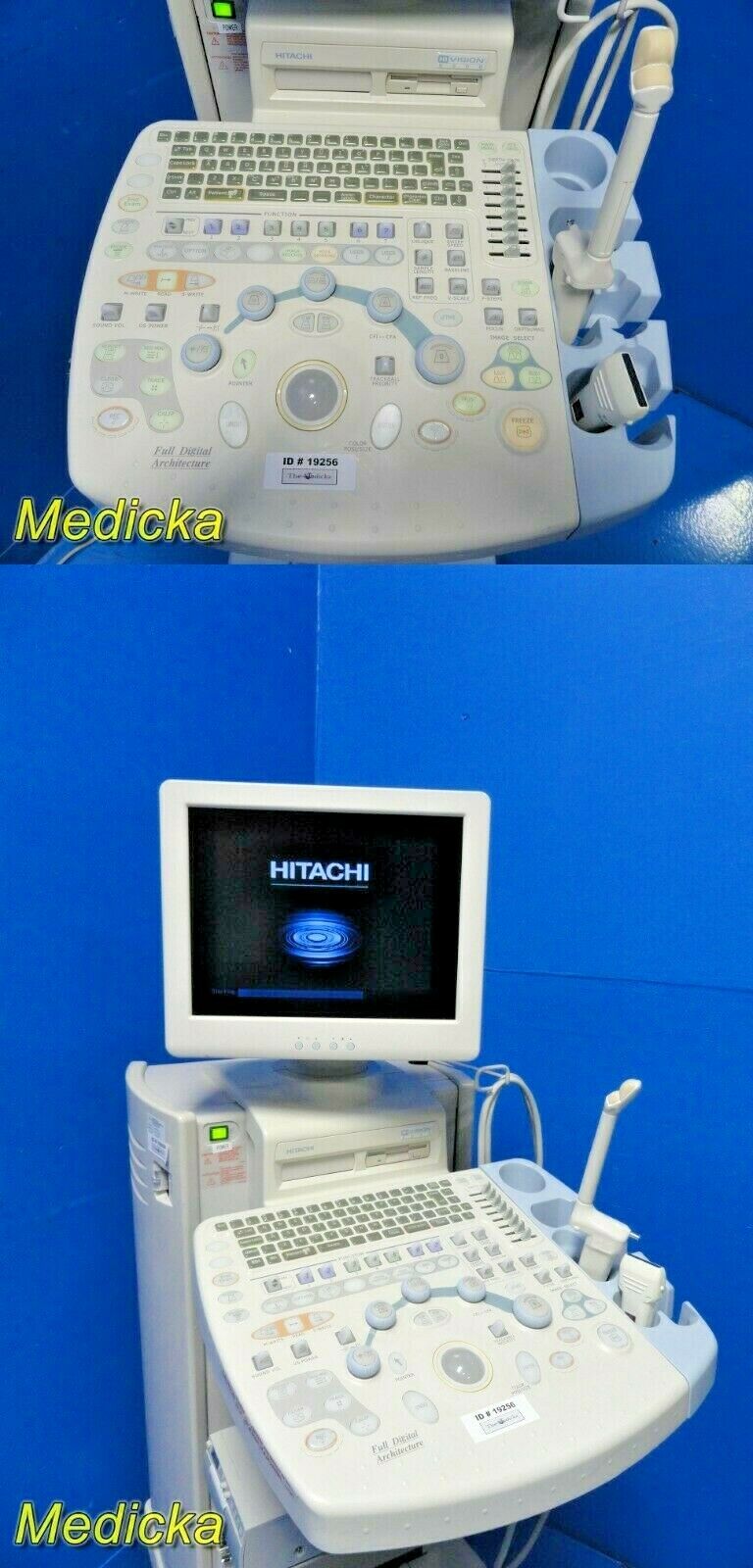 2010 Hitachi Hi-Vision 5500 EUB-5500 Flat Screen Ultrasound W/ 2X Probes~19256 DIAGNOSTIC ULTRASOUND MACHINES FOR SALE