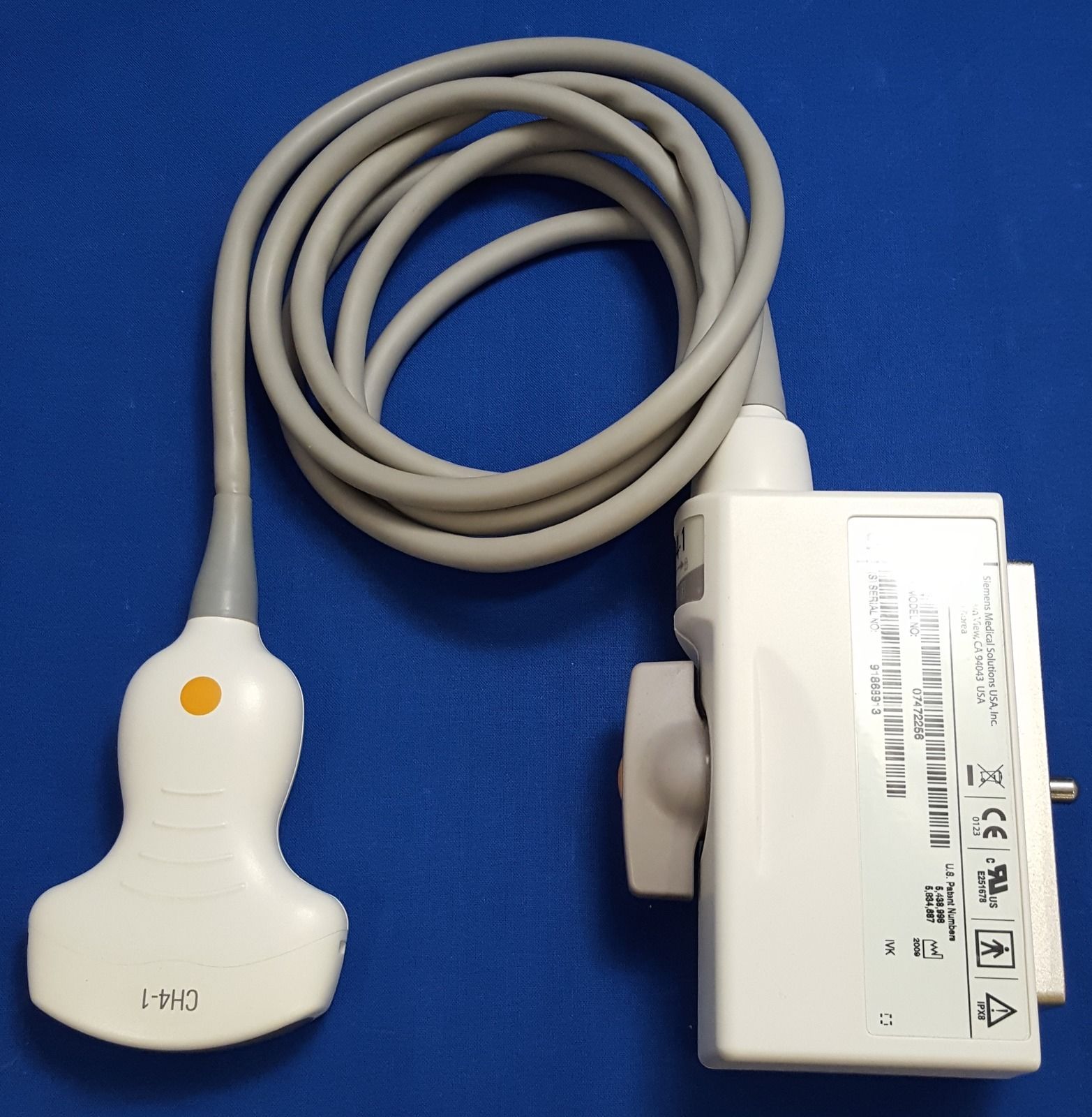 Siemens Ultrasound Transducer Probe CH4-1 - Parts Only - DIAGNOSTIC ULTRASOUND MACHINES FOR SALE