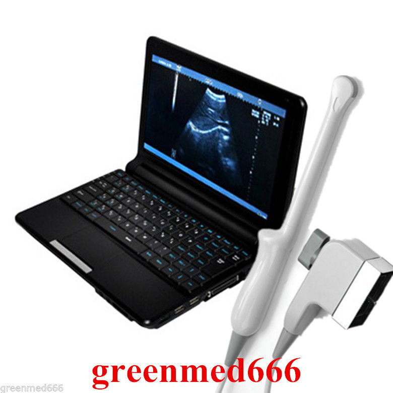 HOT BID!!! 009 Black Laptop Ultrasound scanner + Transvaginal probe,+3D 190891594846 DIAGNOSTIC ULTRASOUND MACHINES FOR SALE