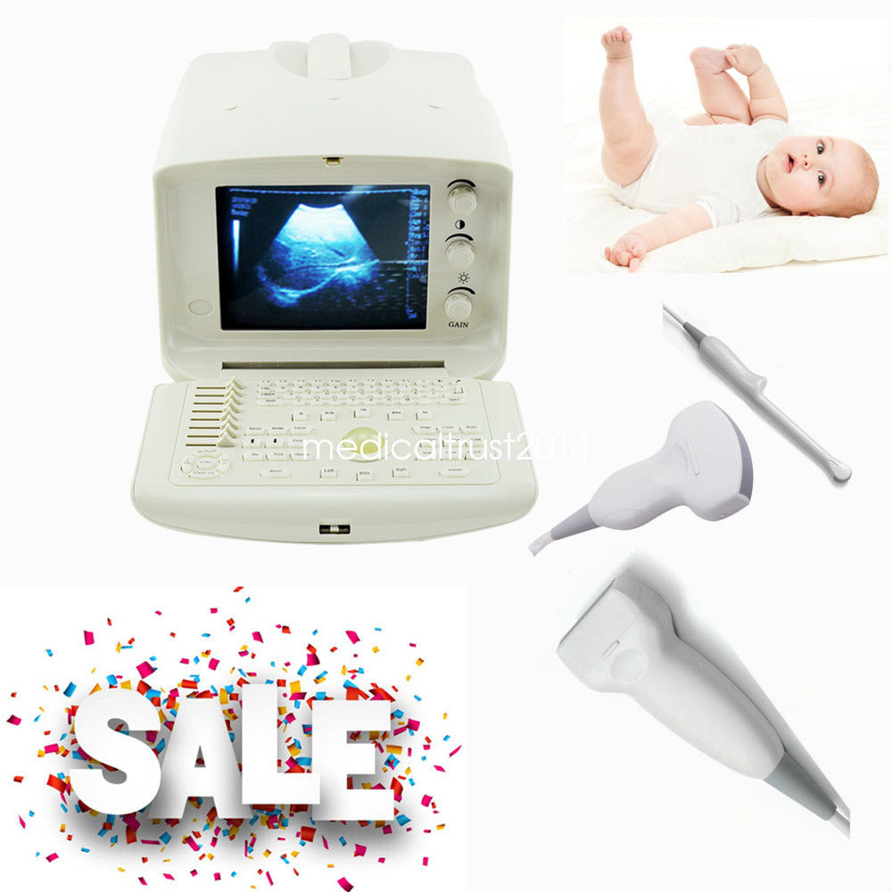 Ultrasound Scanner Convex +Transvaginal + Linear Probe Multi-Function 3D Man Use 190891262998 DIAGNOSTIC ULTRASOUND MACHINES FOR SALE