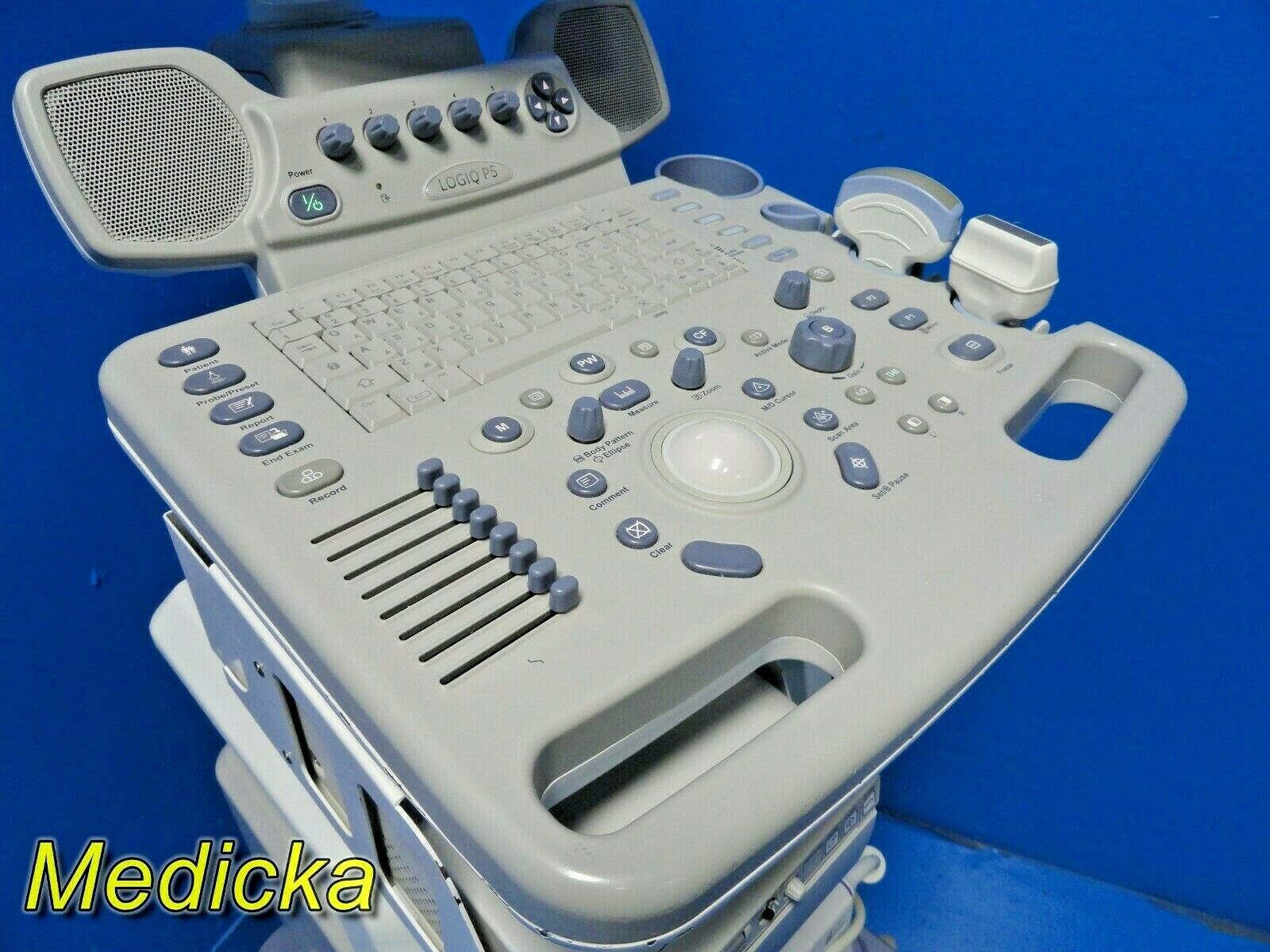 2008 GE LogiQ P5 Flat-Screen Ultrasound W/ 4C & 12L Transducers / Probes ~ 21773 DIAGNOSTIC ULTRASOUND MACHINES FOR SALE