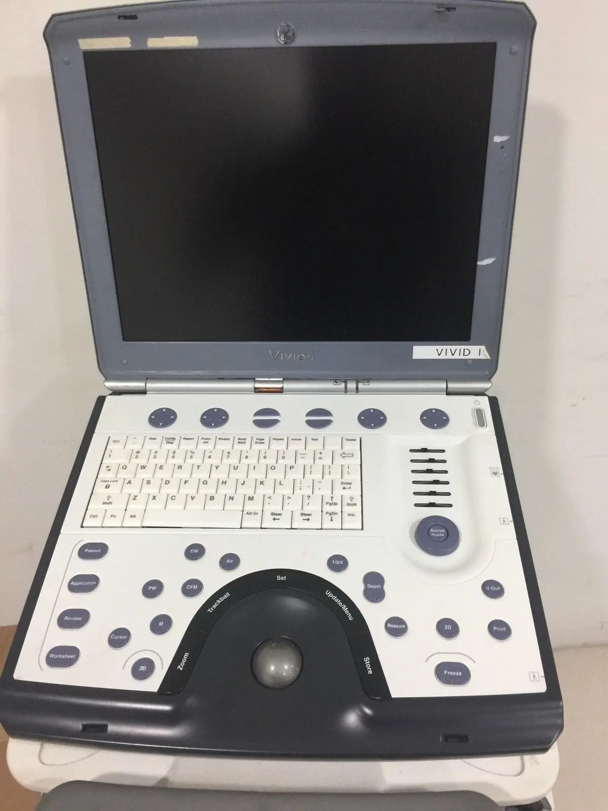 GE Vivid i Portable Ultrasound System used condition. DIAGNOSTIC ULTRASOUND MACHINES FOR SALE