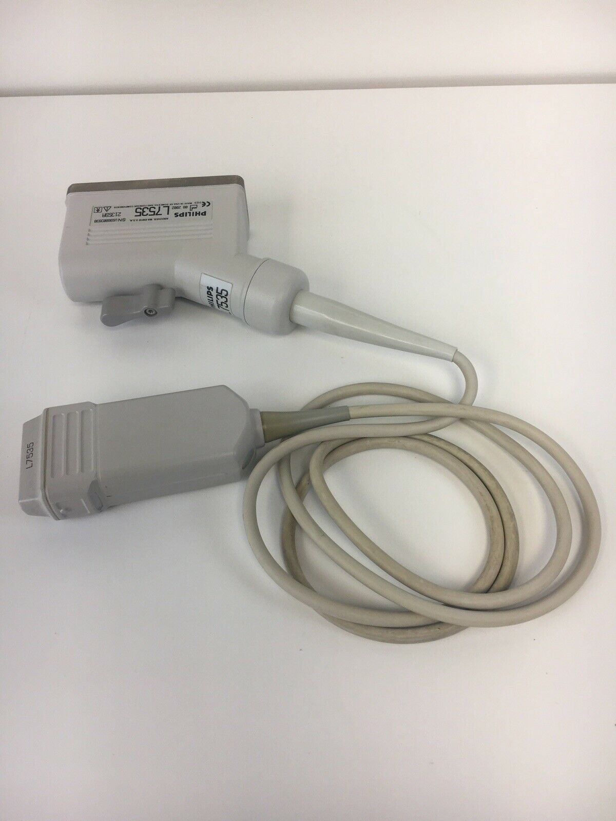 PHILLIPS L7535 LINEAR ARRAY ULTRASOUND TRANSDUCER COMPATIBLE W/ IMAGE POINT DIAGNOSTIC ULTRASOUND MACHINES FOR SALE