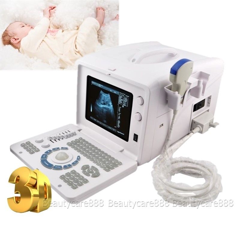 Portable Full Digital Ultrasound Scanner Machine Convex Linear 2 Probes Free 3D 190891963703 DIAGNOSTIC ULTRASOUND MACHINES FOR SALE