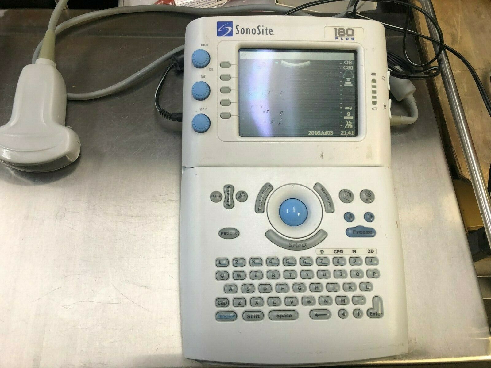 SonoSite 180 Plus Portable Ultrasound System With C60/5-2 Probe DIAGNOSTIC ULTRASOUND MACHINES FOR SALE