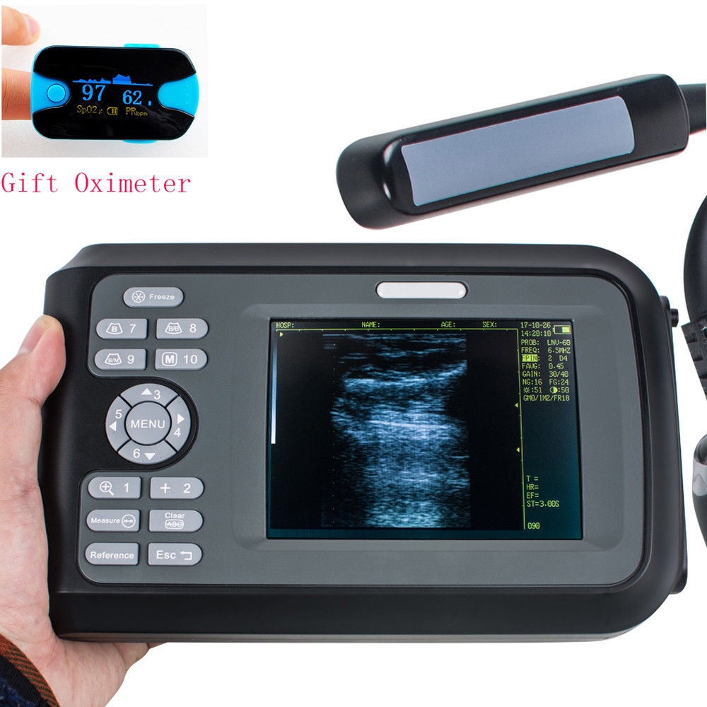 USA Veterinary handheld Ultrasound Scanner Machine Animal Rectal Probe+ Oximeter DIAGNOSTIC ULTRASOUND MACHINES FOR SALE