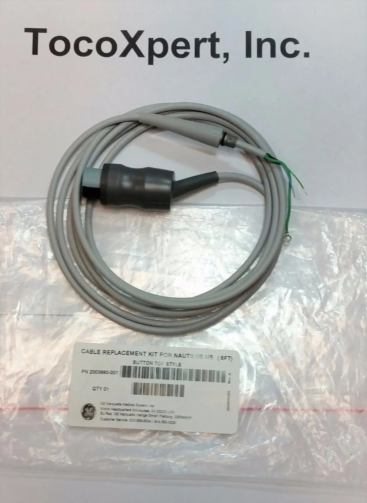 Corometrics Nautilus Ultrasound  5700LAX/HAX Transducer Cable Assy -YR Warranty DIAGNOSTIC ULTRASOUND MACHINES FOR SALE