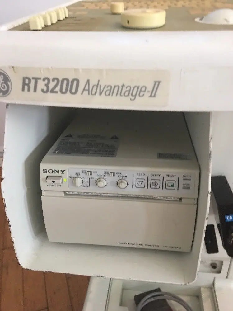 GE RT3200 Advantage II Ultrasound Machine with Sony Printer DIAGNOSTIC ULTRASOUND MACHINES FOR SALE