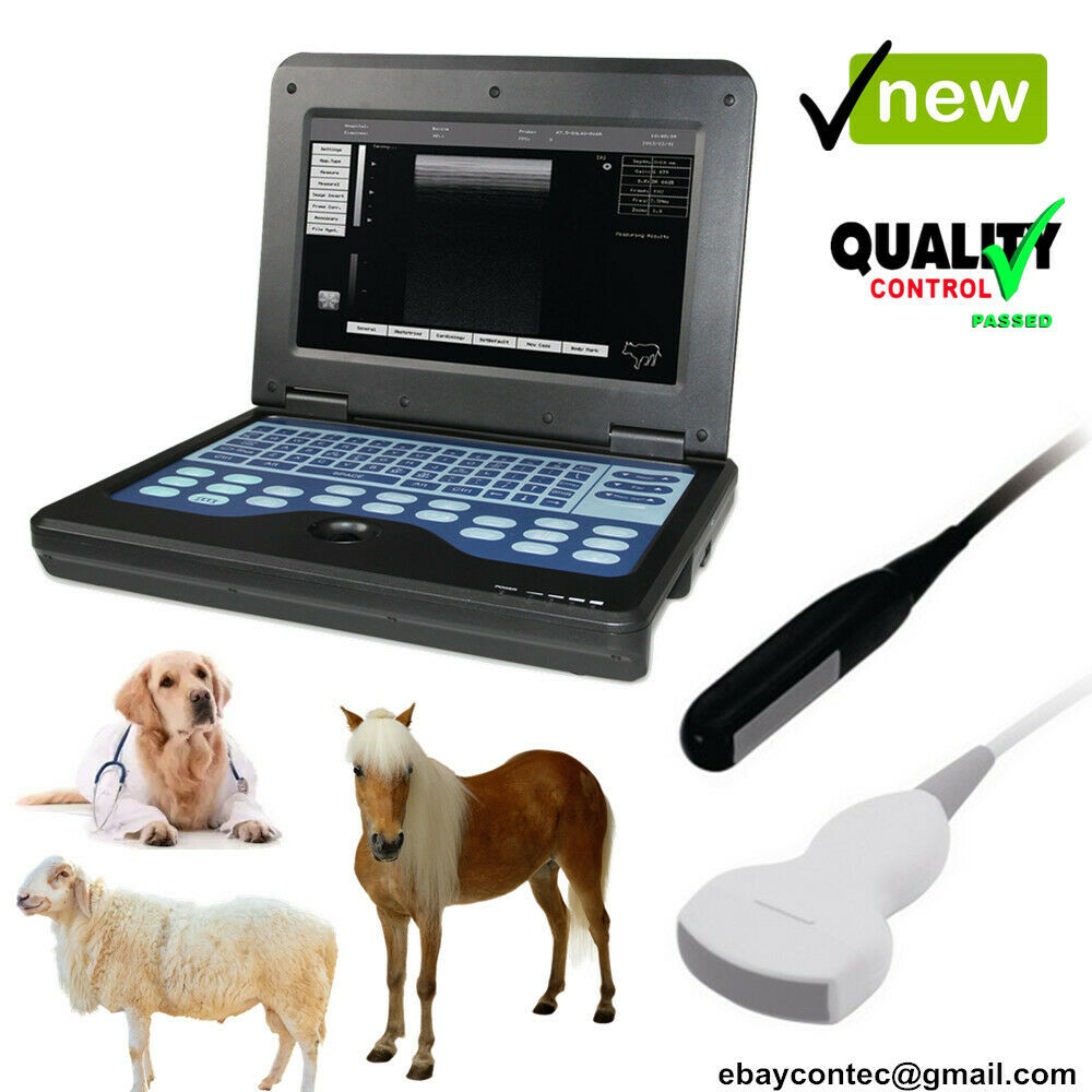 Portable Veterinary Ultrasound Scanner VET Diagnostic Machine Rectal & Convex,US 6945040100676 DIAGNOSTIC ULTRASOUND MACHINES FOR SALE