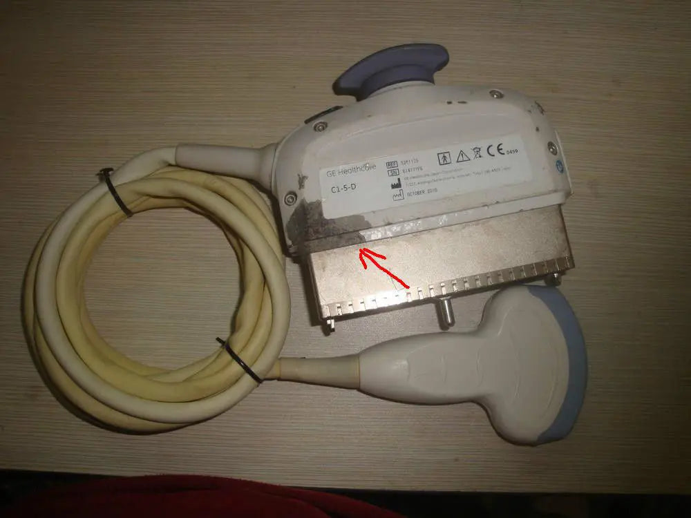 Peeled Paint No Test GE C1-5-D Linear Array Ultrasound Transducer For Logiq e9 DIAGNOSTIC ULTRASOUND MACHINES FOR SALE