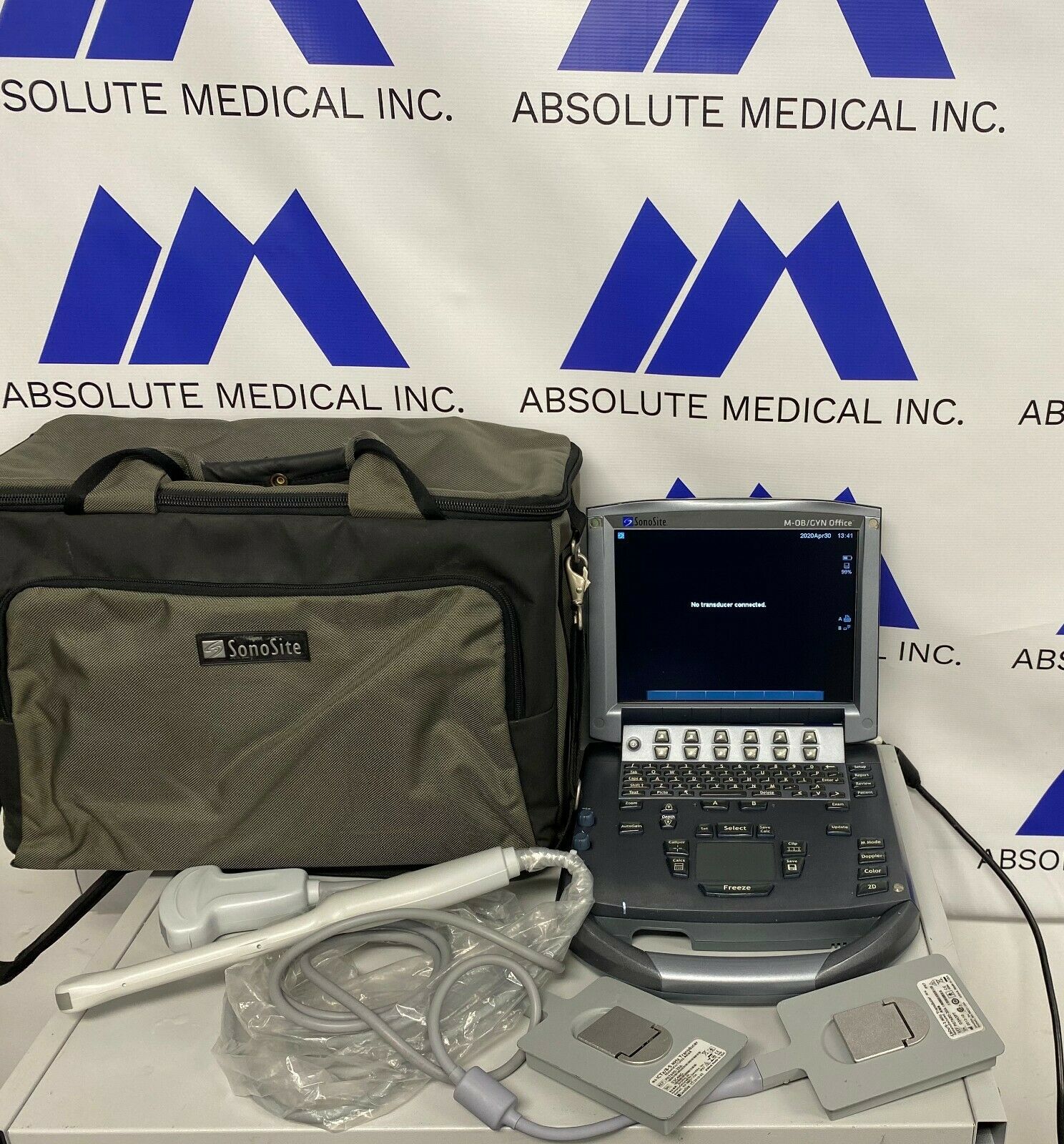 Portable Sonosite M-Turbo Ultrasound M-OB/GYN  C60x/5-2 and ICT MHz Transducer DIAGNOSTIC ULTRASOUND MACHINES FOR SALE