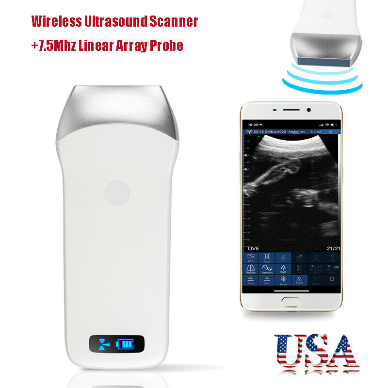 Handheld Portable WIFI Wireless Ultrasound Scanner Machine Syetem Linear Probe DIAGNOSTIC ULTRASOUND MACHINES FOR SALE