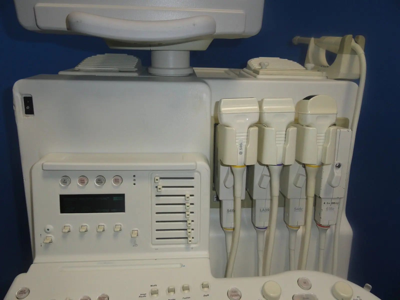 GE LOGIQ 700 Pro SERIES ULTRASOUND SYSTEM W/ 548c, 618e, LA39 & 546L Probes 6169 DIAGNOSTIC ULTRASOUND MACHINES FOR SALE