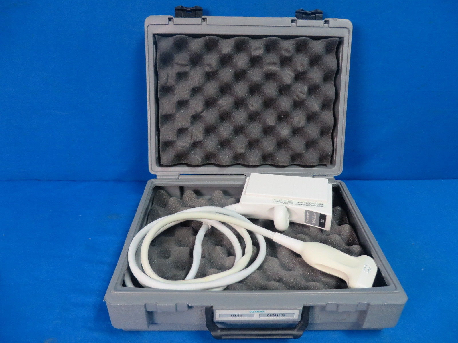 Siemens Acuson 15L8W Ultrasound Transducer Probe for Sequoia System with Case DIAGNOSTIC ULTRASOUND MACHINES FOR SALE