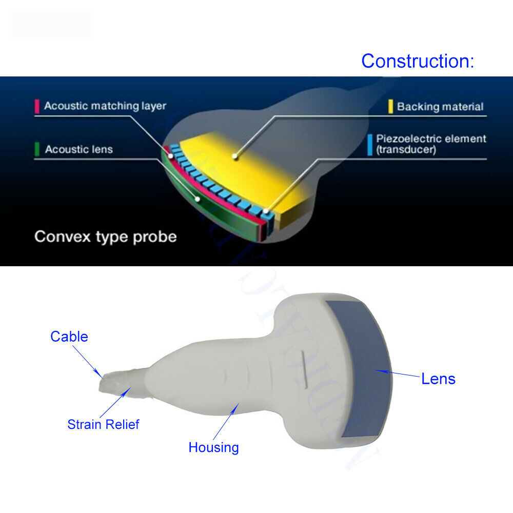 New Mindray 3C5P Convex Array Ultrasound Probe for Z-6 M6, Compatible Transducer DIAGNOSTIC ULTRASOUND MACHINES FOR SALE