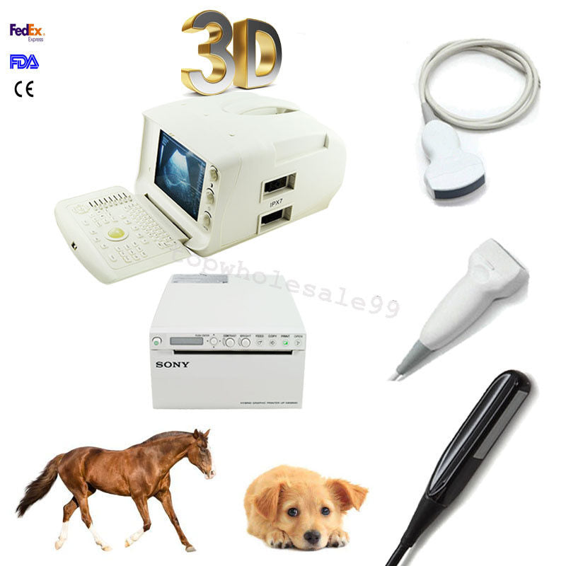 CE Veterinary Ultrasound Scanner,Convex,Rectal,Linear,probe,3D,Terminal Printer 190891975034 DIAGNOSTIC ULTRASOUND MACHINES FOR SALE