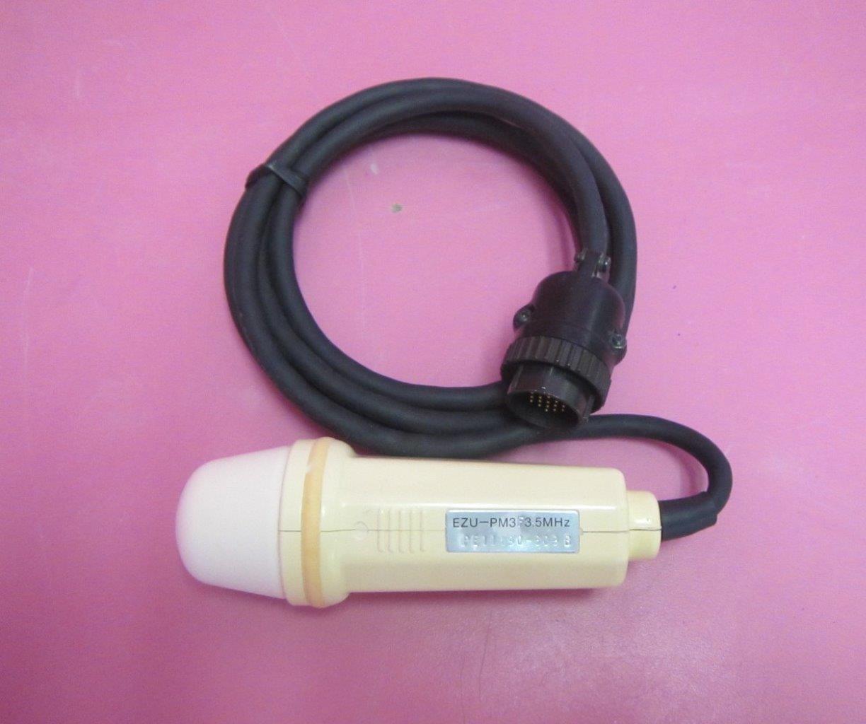 Hitachi EZU-PM3 Medical Ultrasound Probe Transducer 3.5MHz w/ Unit Connector DIAGNOSTIC ULTRASOUND MACHINES FOR SALE