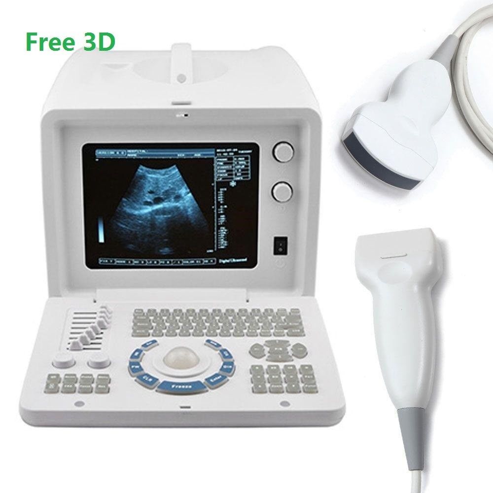 Portable Full Digital Ultrasound Scanner Machine Convex Linear 2 Probes Free 3D 190891963703 DIAGNOSTIC ULTRASOUND MACHINES FOR SALE