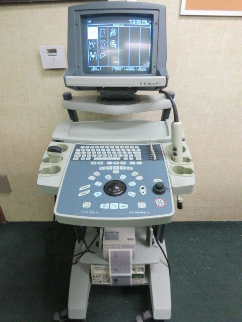 B-K Medical 2101 Falcon Ultrasound Machine w/ Printer & Recorder DIAGNOSTIC ULTRASOUND MACHINES FOR SALE