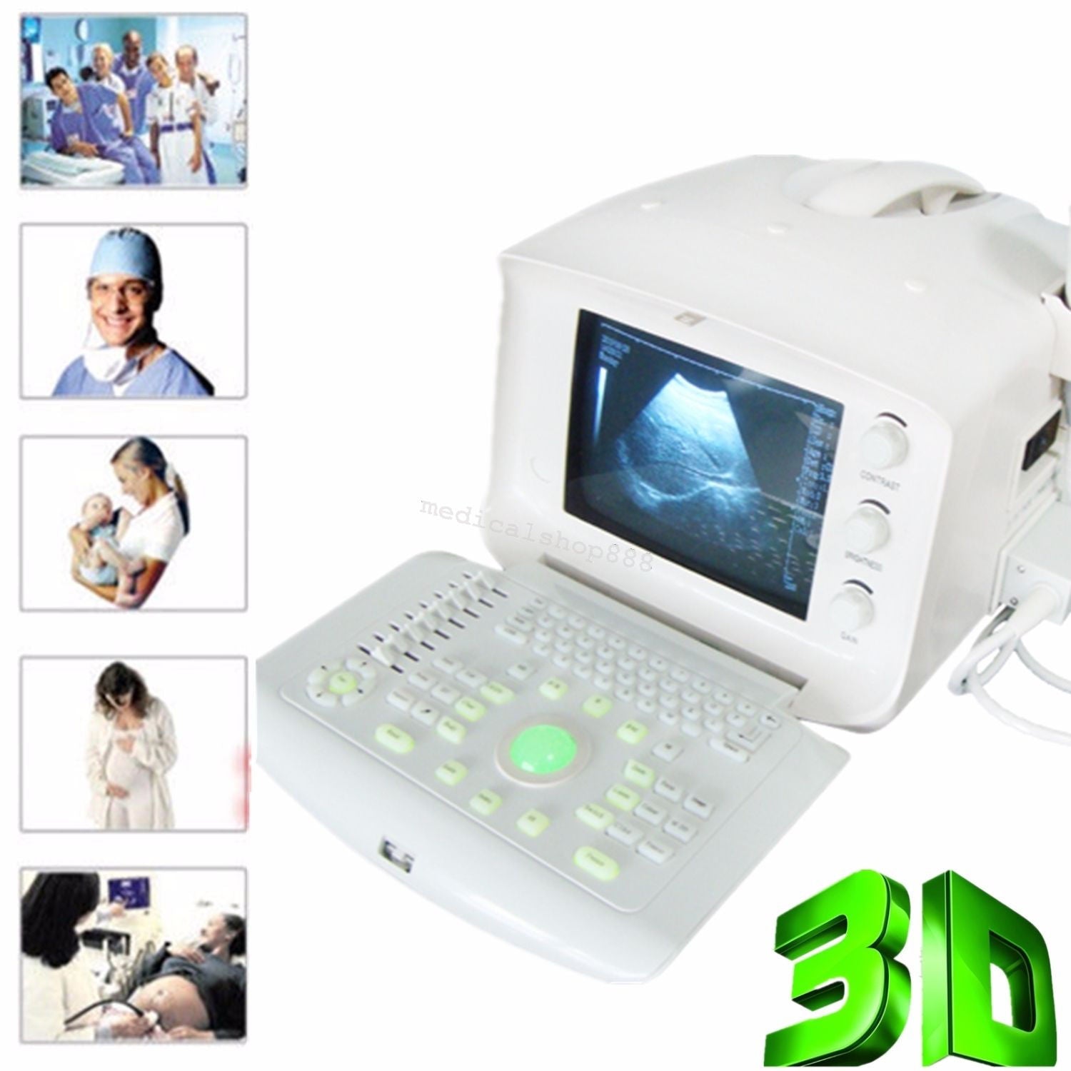 VET Portable Ultrasound Scanner Rectal Probe Veterinary 2 years Warranty Free 3D 190891410153 DIAGNOSTIC ULTRASOUND MACHINES FOR SALE