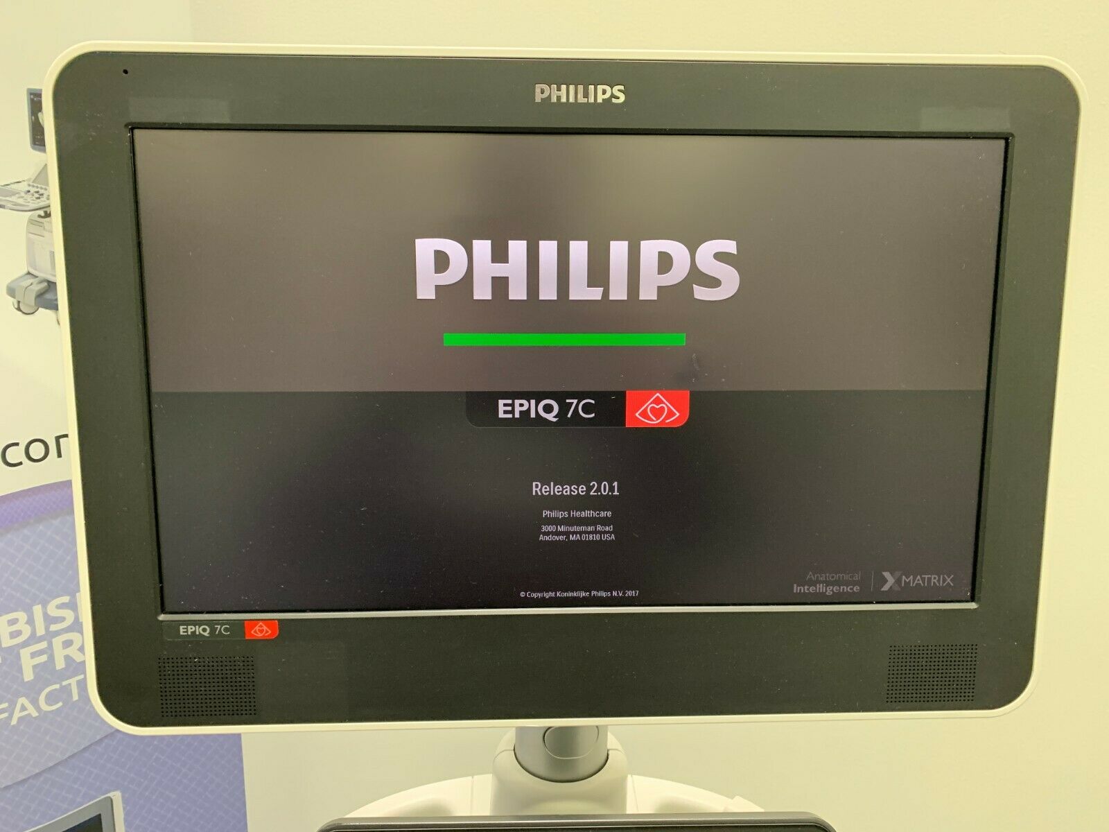 PHILIPS EPIQ 7C 4D CARIAC/VASCULAR ULTRASOUND SYSTEM XMATRIX