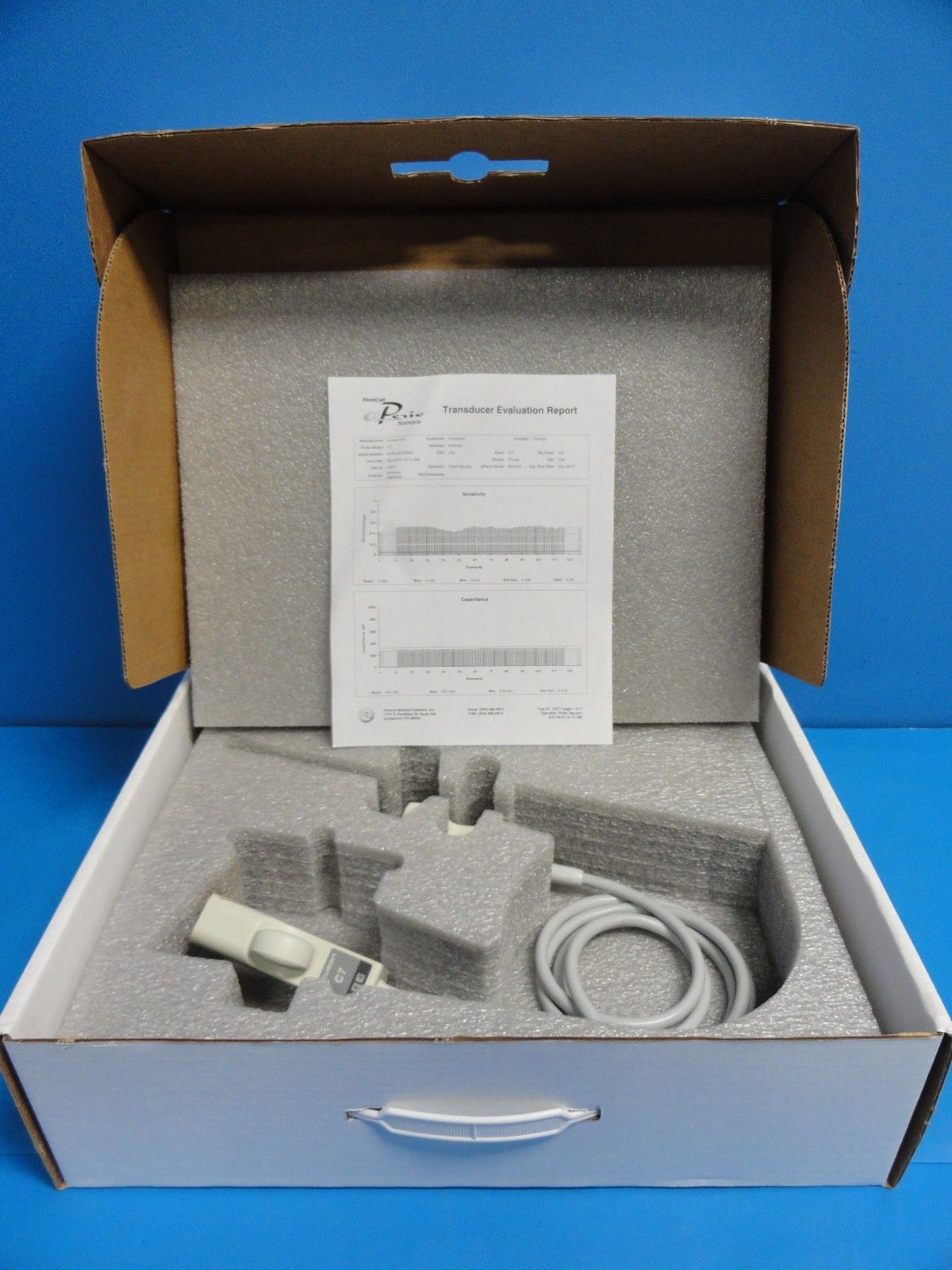 Acuson C7 Convex Array Probe W/ Analysis Report for Acuson Aspen & 128XP10/8937 DIAGNOSTIC ULTRASOUND MACHINES FOR SALE