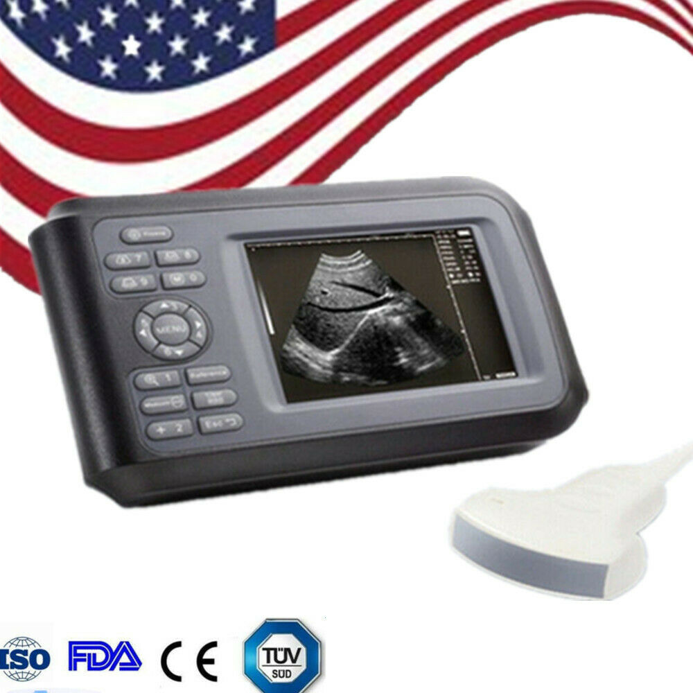 USA Handheld Ultrasound Scanner Machine 3.5mhz Convex Probe For Human W Case DIAGNOSTIC ULTRASOUND MACHINES FOR SALE