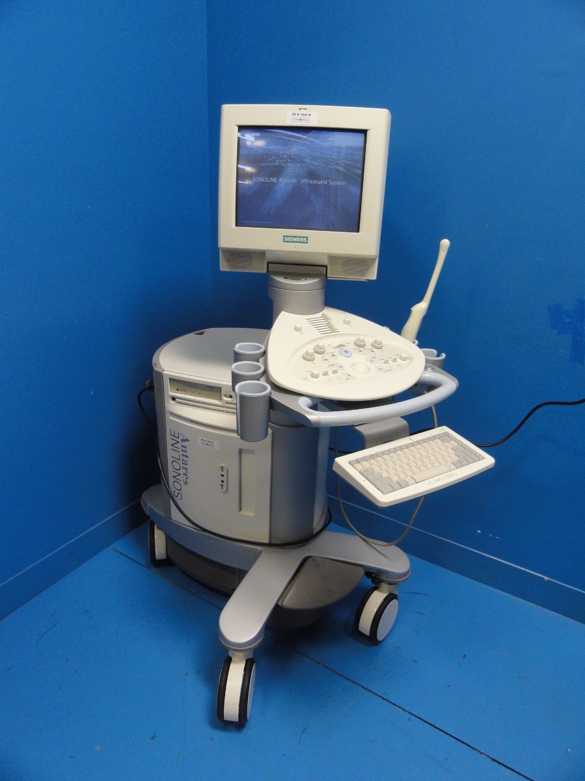 Siemens Sonoline Antares Diagnostic Ultrasound System W/ EC9-4 Probe (10418) DIAGNOSTIC ULTRASOUND MACHINES FOR SALE