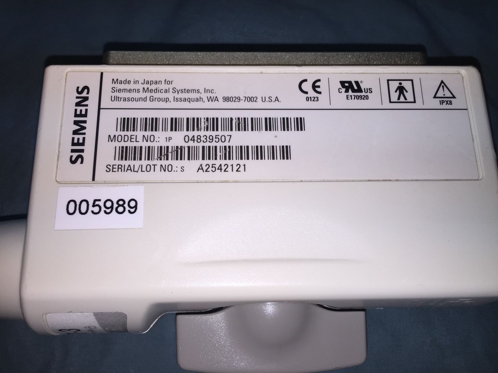 Siemens VF7-3 Ultrasound Transducer Probe IPX8 DIAGNOSTIC ULTRASOUND MACHINES FOR SALE