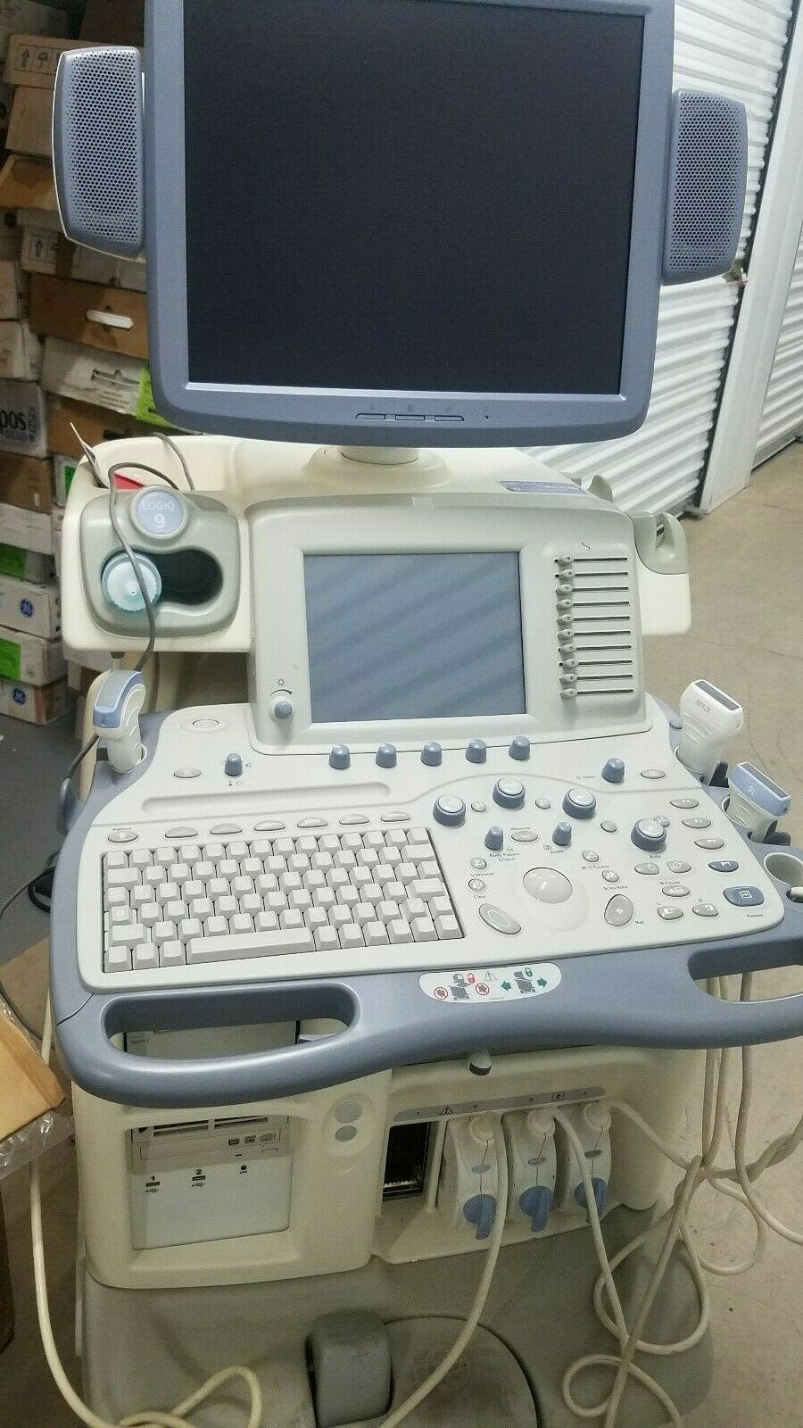 GE Logiq 9 Ultrasound Machine DIAGNOSTIC ULTRASOUND MACHINES FOR SALE